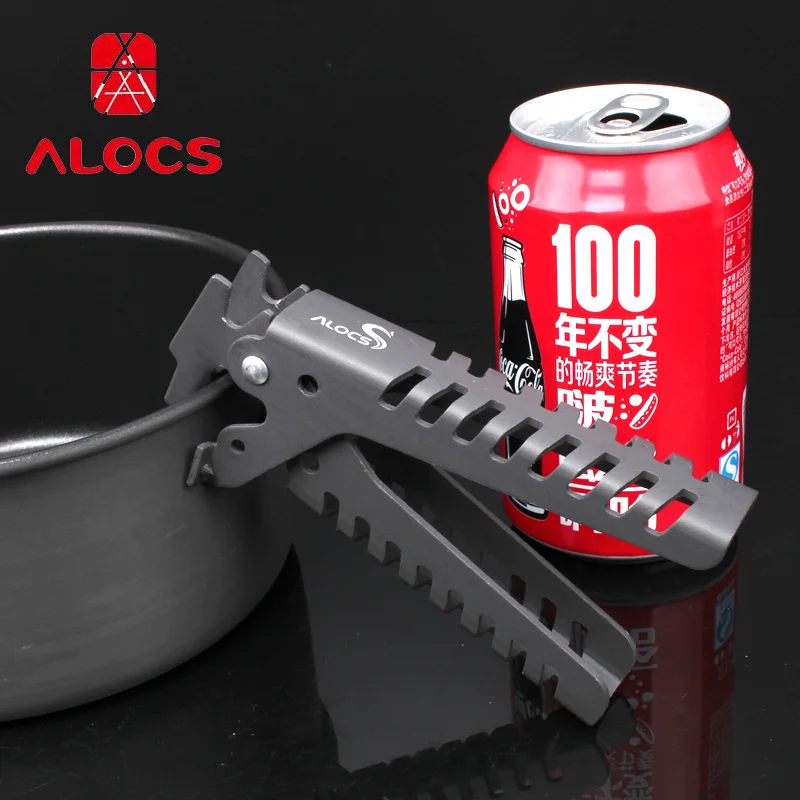 Alocs Открытый кемпинг анти горячий соскабливание Grip pans ручка кухонная посуда