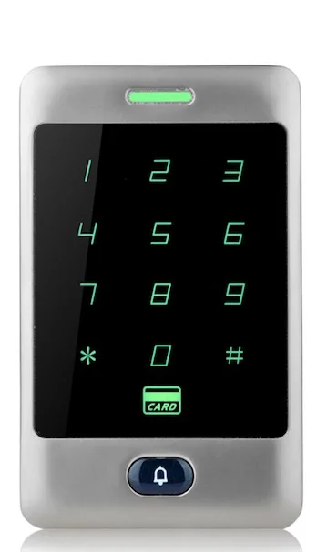 IP65 водонепроницаемая RFID автономная плата управления доступом 125 кГц EM считыватель безопасности сенсорной металлической клавиатурой 10 брелоков копия данных WG26/34 - Цвет: C30
