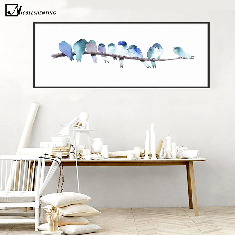 Плакат с изображением животных и птиц на холсте 388|canvas painting|minimalist artart canvas |