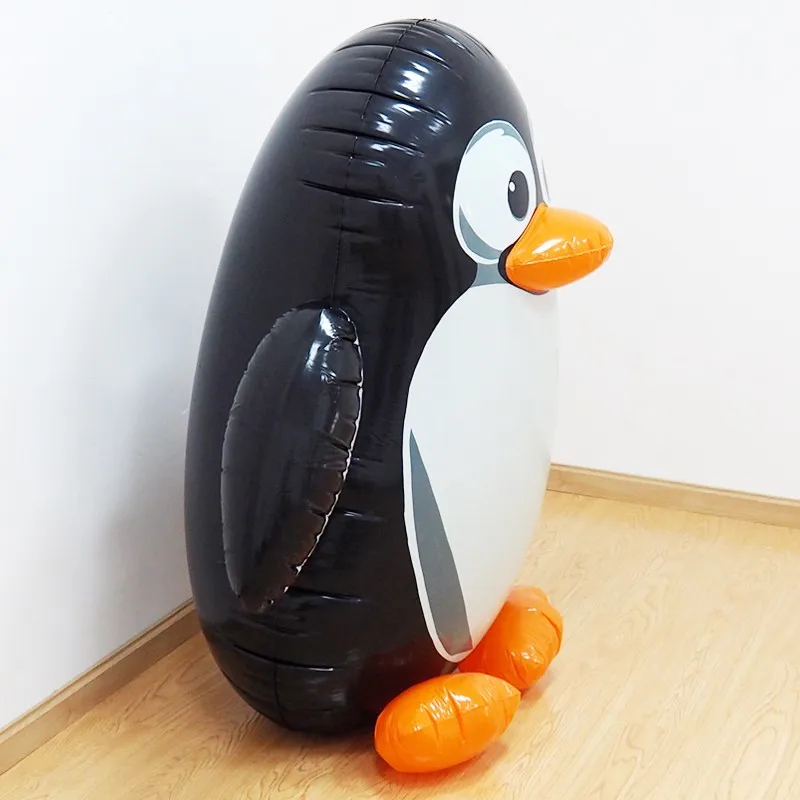 130 см гигантские надувные игрушечные Пингвины милый мультфильм QQ куклы игрушки для детей Хэллоуин/украшения для вечеринки в честь Дня Рождения