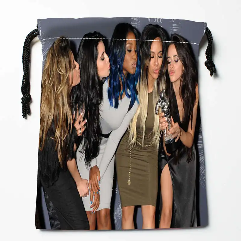 Новое прибытие пятая гармония Drawstring Сумки Пользовательские хранения печатных