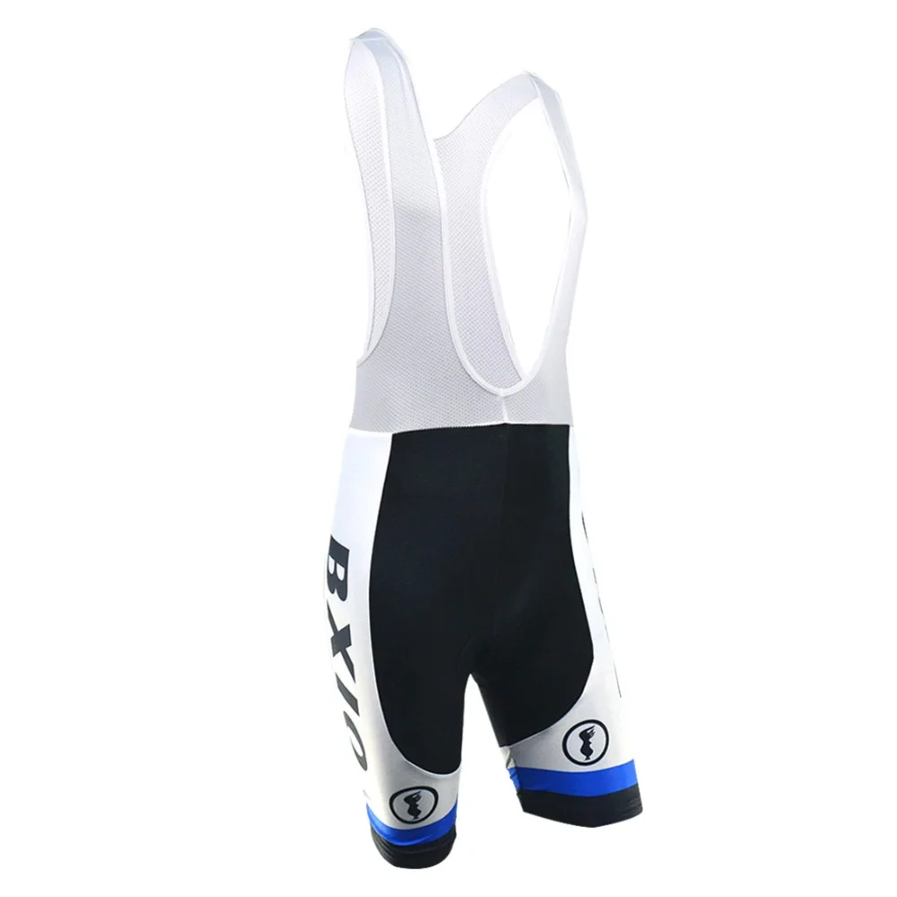 Велосипедные шорты BXIO дышащие быстросохнущие из лайкры синие для горных