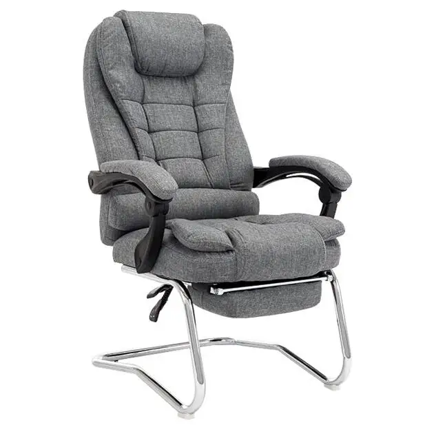 

Cloth home computer chair can lie staff meeting cowhide boss chair