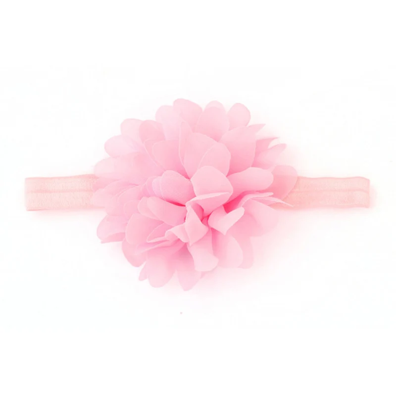 style 2 pink Милая повязка на голову для девочек с помпонами, мягкая однотонная эластичная резинка для волос, тюрбан для новорожденных, подарок для девочек, аксессуары для волос - Цвет: style 2 pink