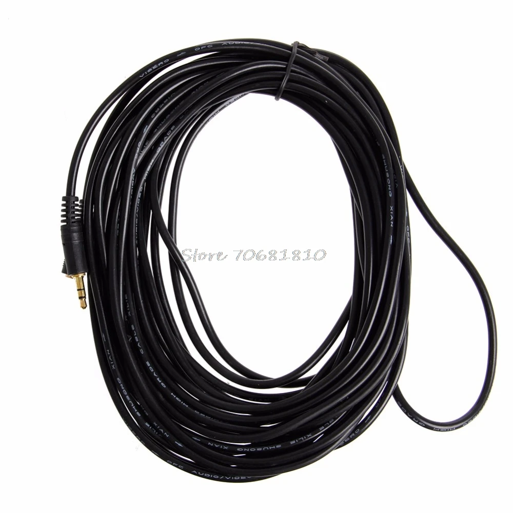 Кабель удлинитель для стерео наушников 3 5 мм 10 м|headphone extension cable|extension cablefemale 3.5mm |