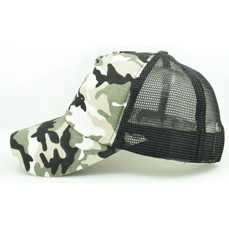 CLIMATE Men Camouflage Trucker Cap Fishing Hunting Mesh Caps Cool adjustable Cap Hats for adult man Trucker cap