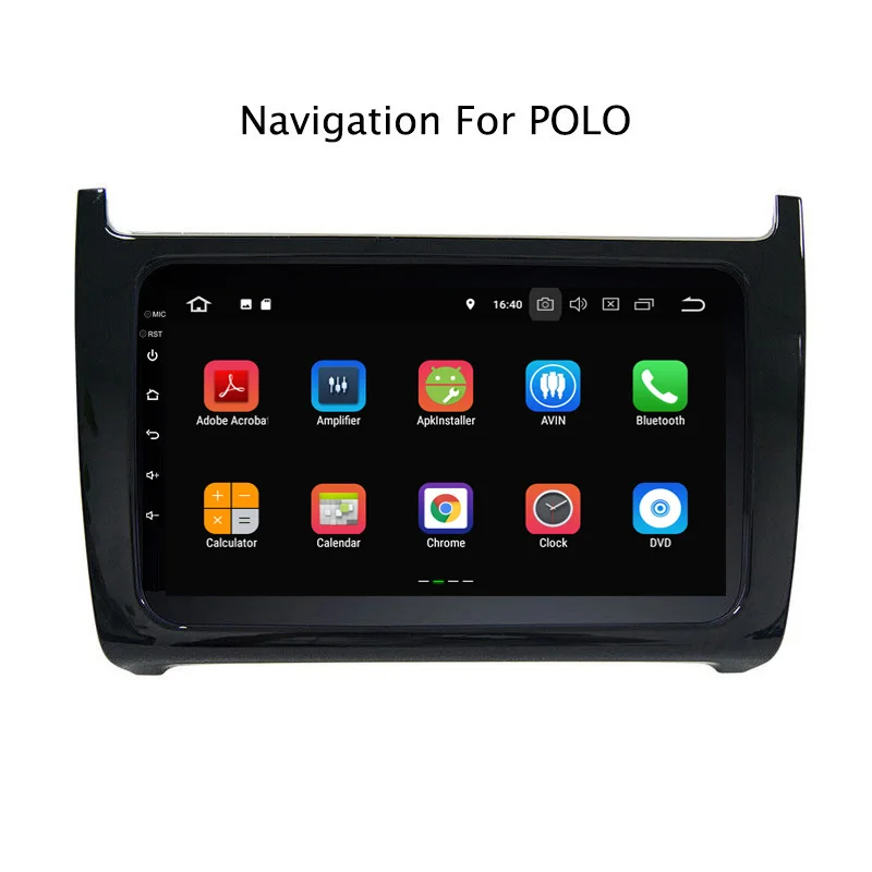 9 дюймов PX30 Android 0 автомобильный DVD мультимедийный плеер для VW Polo 2011-2018 gps навигация