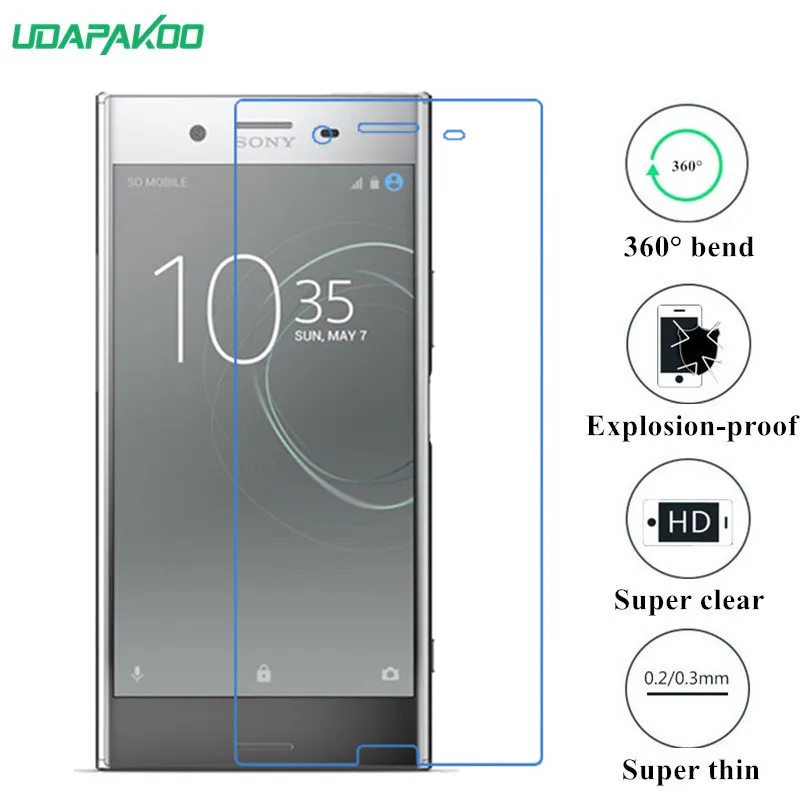Udapakoo прозрачная закаленная (мягкое стекло) пленка для Sony XZ Premium XZ2 Yoshino Nano
