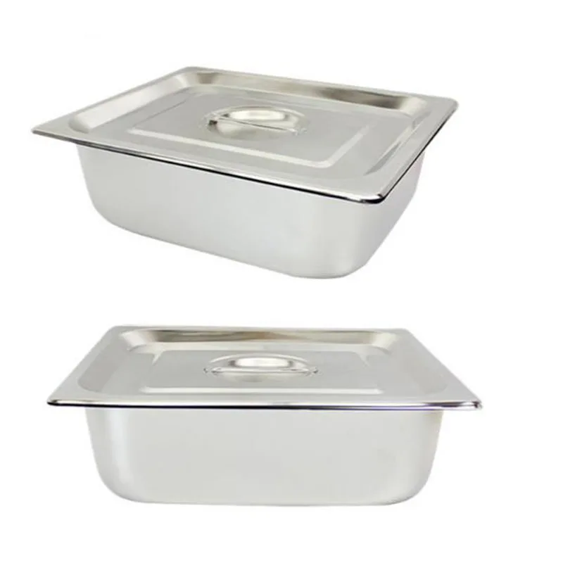Металлический алюминиевый Bain Marie 7L Варенье Еда Пан буфет теплее вставки льда соус