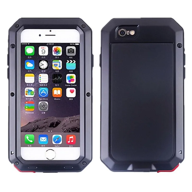 

Heavy Duty Doom Armor Waterproof Phone Case For iPhone 14 11 12 13 Pro XR 7 8 Plus 5S SE XS MAX 360 Full Shockproof Metal Cover