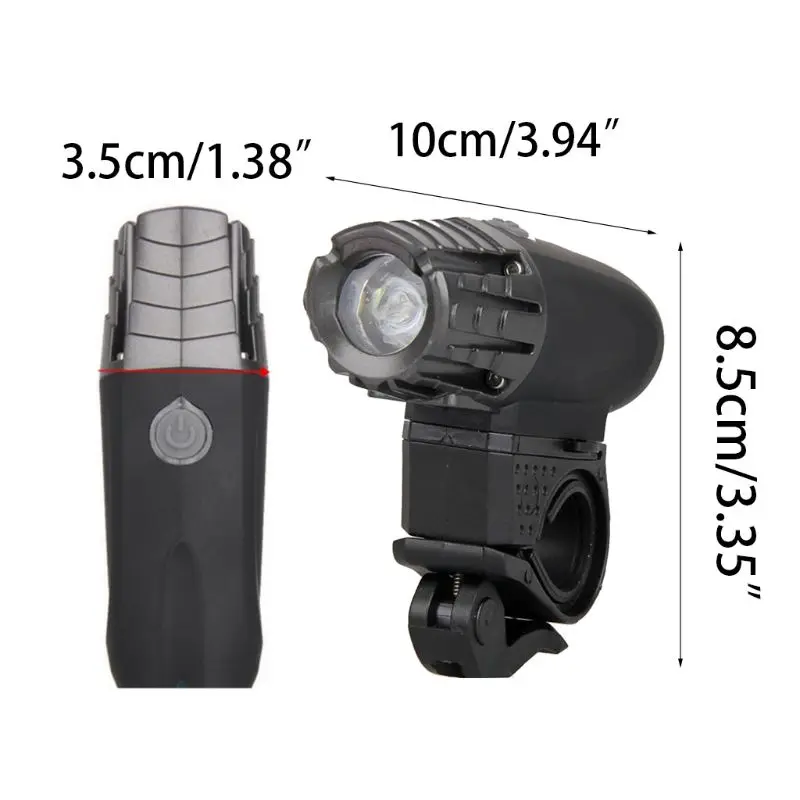 Ультра яркий фонарик для горного велосипеда USB Перезаряжаемый велосипед высокой