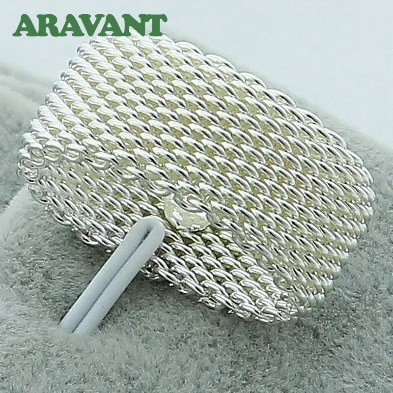

New Fashion Silver 925 Jewelry Women Rings Engagement Wedding Band Ring For Girls