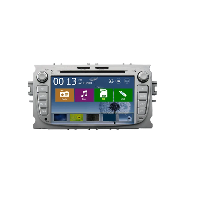 7 &quot2 din Dvd-плеер Автомобиля Для FORD Mondeo S-MAX Connect FOCUS 2008-2011 с GPS Navi странения Bluetooth ТВ