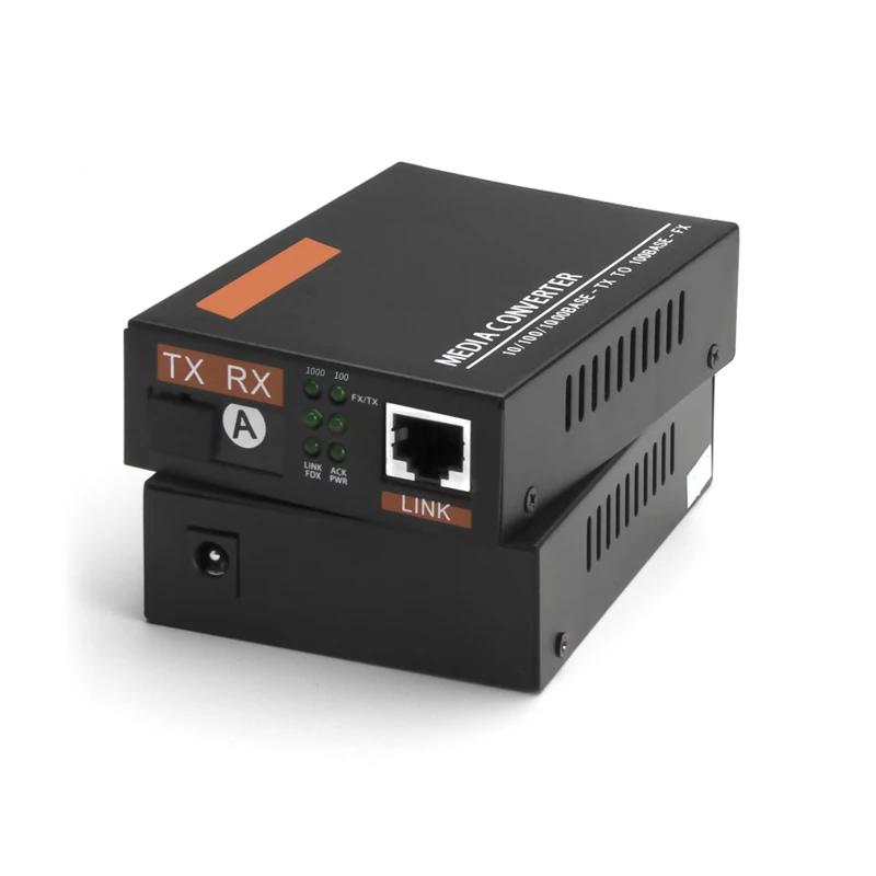 Новый 1000 МБ гигабитный медиаконвертер волоконно оптический RJ45 фибра оптика Ethernet