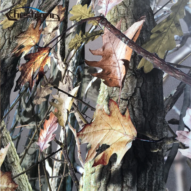 Big Real Leaf Tree Camouflage Vinyl Camo Sticker Bomb Fabric Foil Sheet Car Wrap Hood Roof Decal Styling | Автомобили и мотоциклы