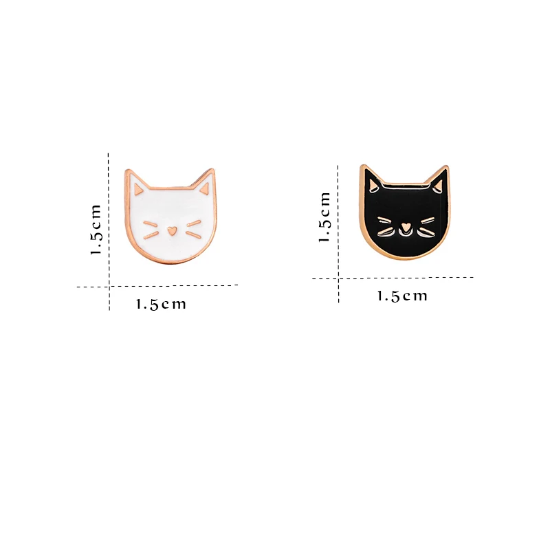 2-5 шт./компл. Кошка Собака Панда Пингвин мультфильм Броши в виде животных пчела кролик фрукты эмаль шпильки Кнопка Pin джинсовые куртки Pin Детские украшения