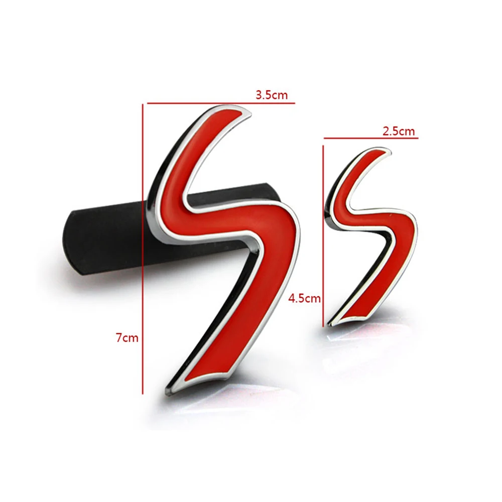 

3D Metal S Front Grille Emblem Sticker Badge Decals for Mini Cooper R50 R52 R53 R56 R60 F54 F55 F56 F60 JCW Auto Accessories