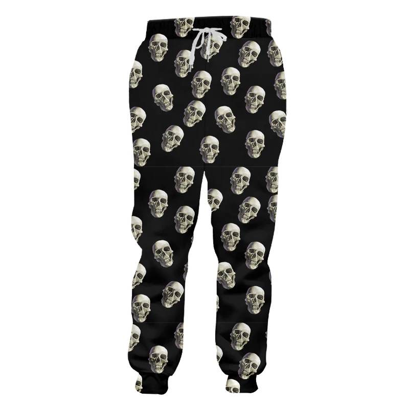 Мужские повседневные спортивные штаны UJWI зимние в стиле хип хоп с 3D принтом