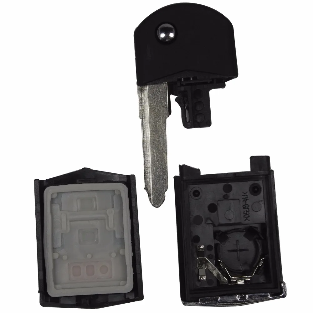 Jingyuqin 3 кнопки раскладной дистанционный чехол для ключей Mazda 5 6 CX5 CX7 CX9 RX8|cover for|buttons