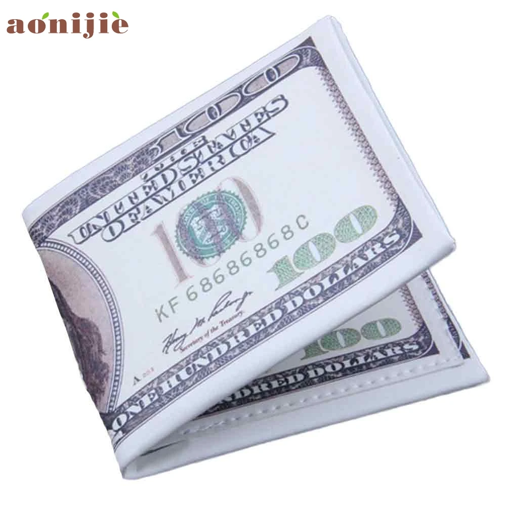 2017 US Dollar Bill Leather Wallet Coin Clip Purse Travel Credit Card Holder Hiking Bags Tote Handbags Boys Bag Mar9A2 | Спорт и