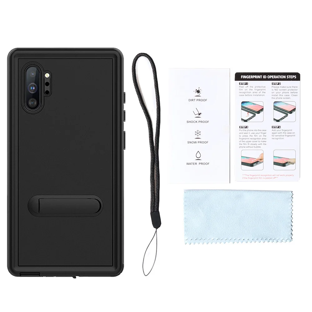 IP68 Водонепроницаемый держатель чехол для samsung Note 10 Plus чехол для дайвинга плавание грязеотталкивающий чехол для samsung Galaxy Note 10 Plus