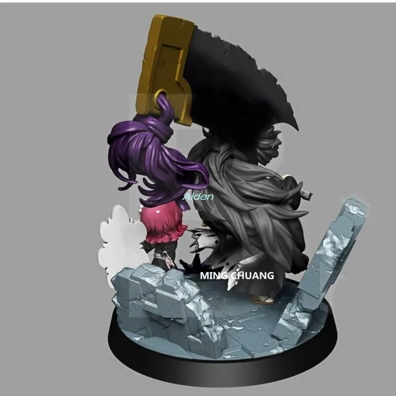 10 &quotBLEACH статуя Gotei 13 бюст Kusajishi Yachiru полная длина портрет Kenpachi Zaraki GK фигурка PF