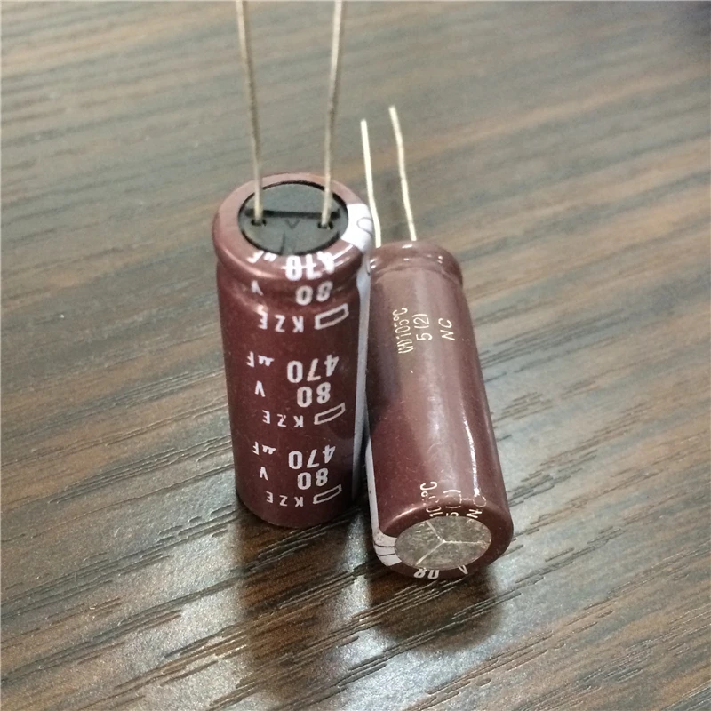50 шт. 470 мкФ 80 В NCC серия KZE 12 5x35 мм низким ESR/импеданс 80V470uF Алюминий