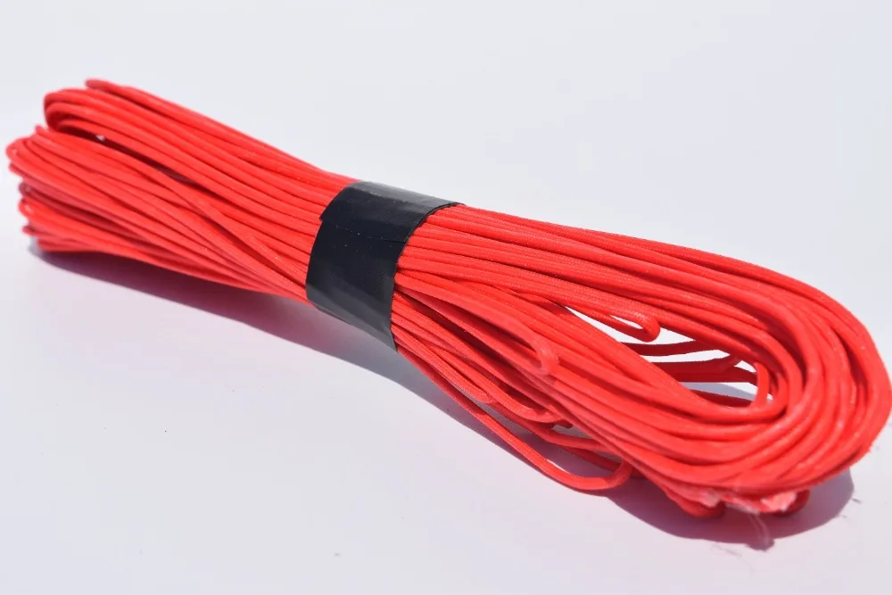 Один Хэнк Красного 1 5 мм * 20 м UHMWPE ядро волокна с куртка линия ATV лебедки