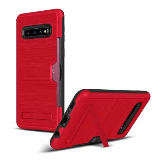 Чехол для телефона подходит Samsung S8 9 10 plus note 8 с карточным карманом бронированная