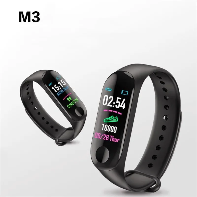 M3 Smart Band Bracelet Waterproof Heart Rate Blood Pressure Monitor Tracker Replaceable Watch For Android IOS | Электроника