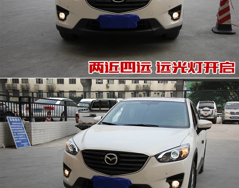 KOWELL для Mazda CX-5 фары CX5 светодиодный фары DRL Объектив двойной луч H7 ксеноновые автомобильные аксессуары