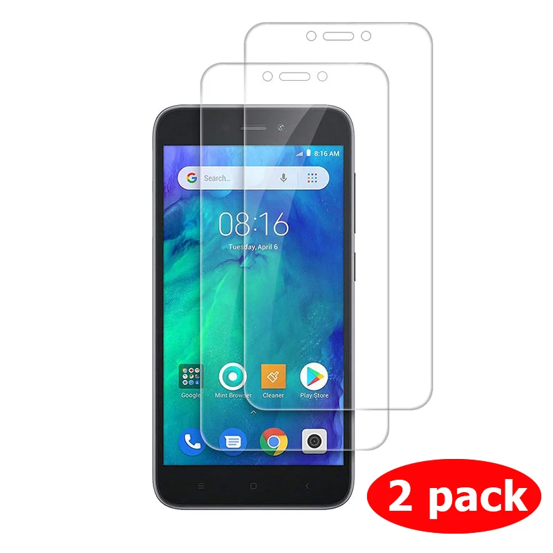 Для Xiaomi Redmi Go закаленное стекло Полное покрытие экрана протектор для Xiaomi Xiomi Redmi Go защитная пленка(2 шт