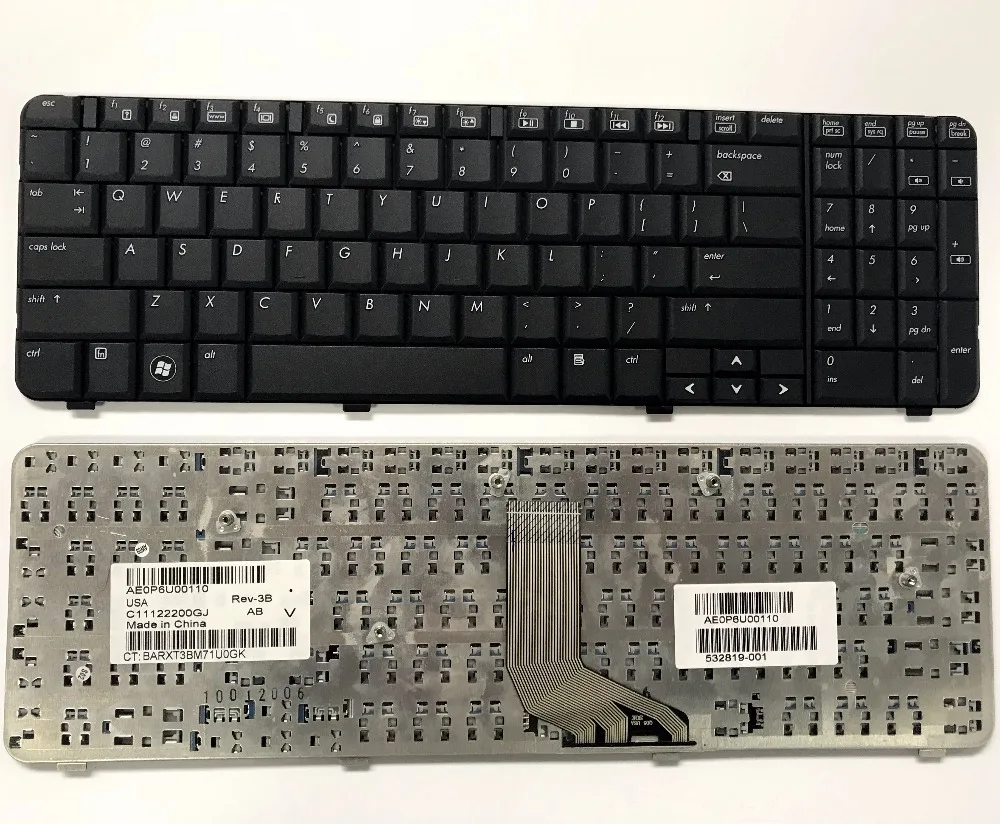 Новая Оригинальная клавиатура США для HP Compaq Presario CQ61 G61 532819-001 AEOP6U00110 | Компьютеры и