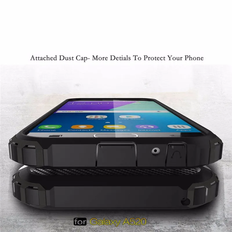 SYCASE для samsung galaxy A7 2017 A5 A3 Броня анти-шок Силиконовые Гибридный Жесткий ПК PhoneCase a720