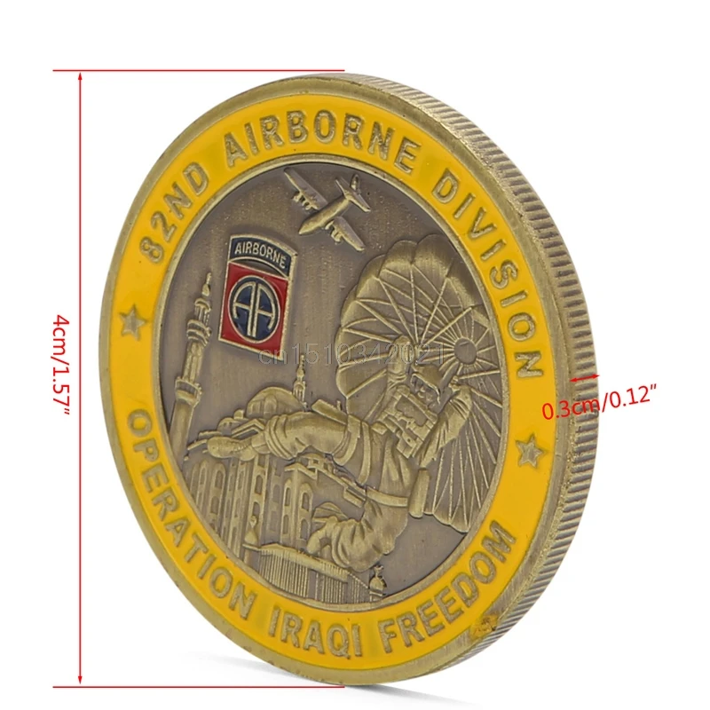 Монета 82nd Airborne Division памятная монета коллекции подарок D13