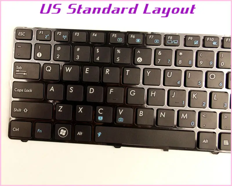 Новая клавиатура для ASUS K42JP K42JE K42JR K42JK K42JBK42D K42JC K42N P43 P43E ноутбук/ноутбук с черной