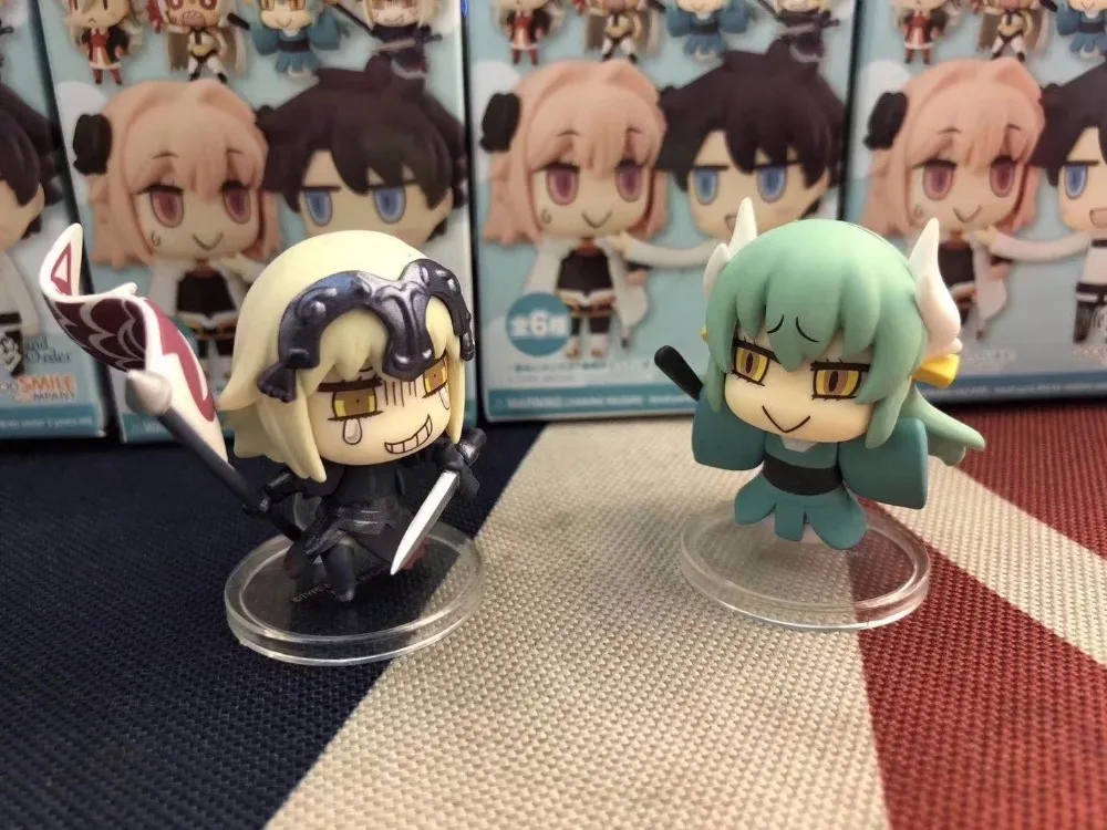 HKXZM аниме 5 см Fate Grand Order Jeanne dɺrc Olgamally Fujimaru Ritsuka Kiyohime Artila Astolfo ПВХ Фигурки игрушки