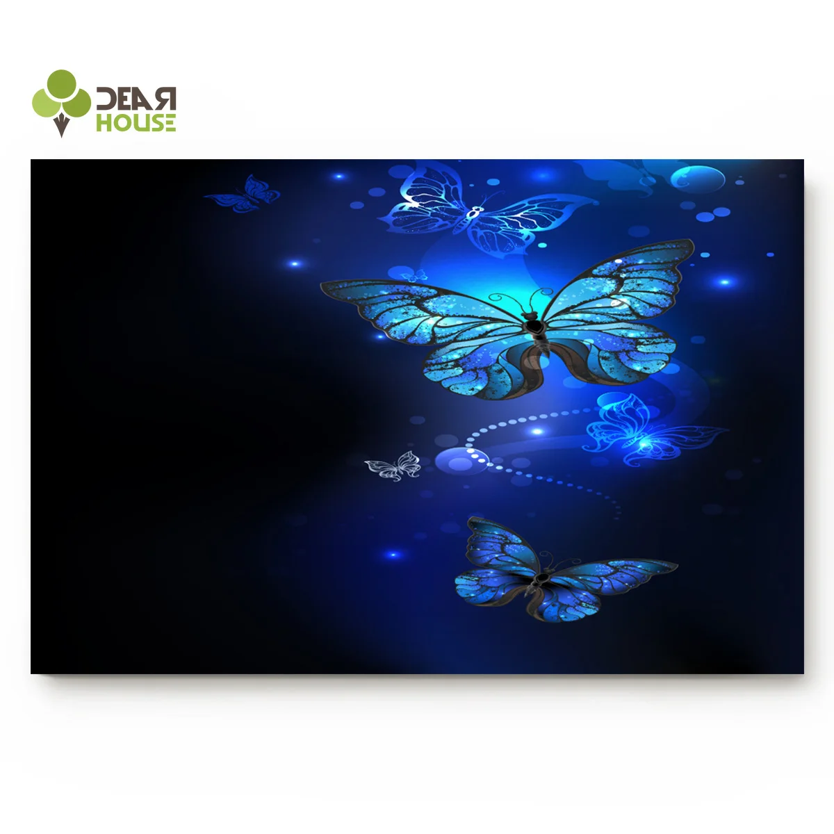 Dear House Doormat Night Butterfly Bathroom Mat Outside Waterproof Shoes Scraper Entryway Rug Home | Дом и сад