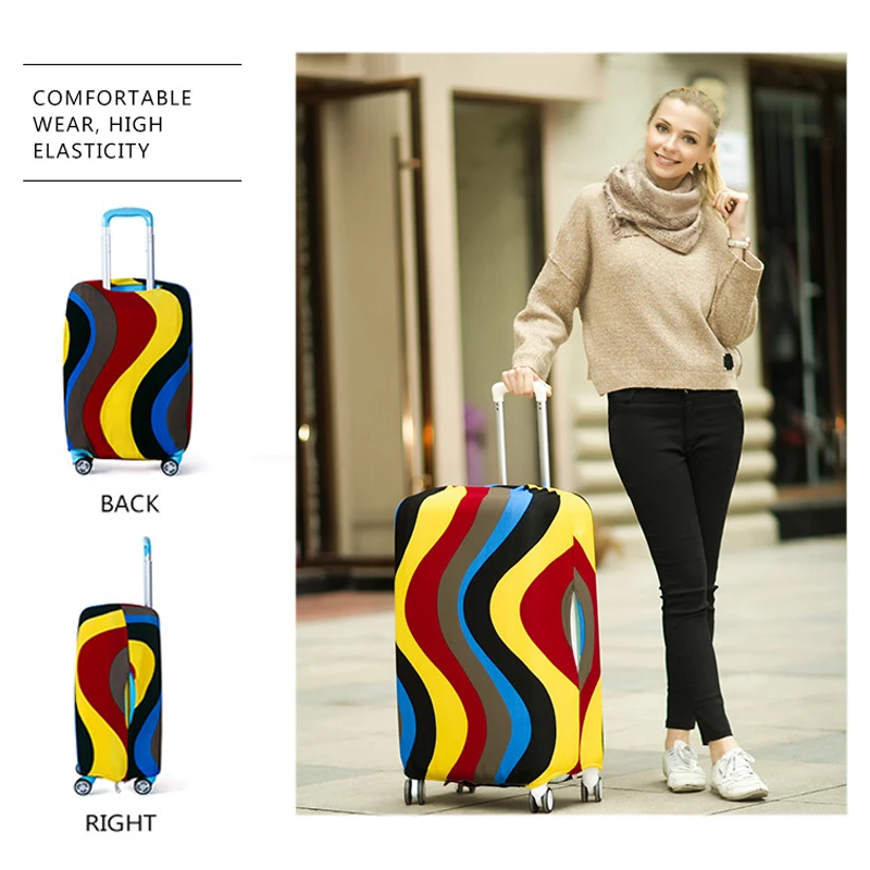 Защитный чехол для чемодана путешествий Эластичный Чемодан пылезащитный набор