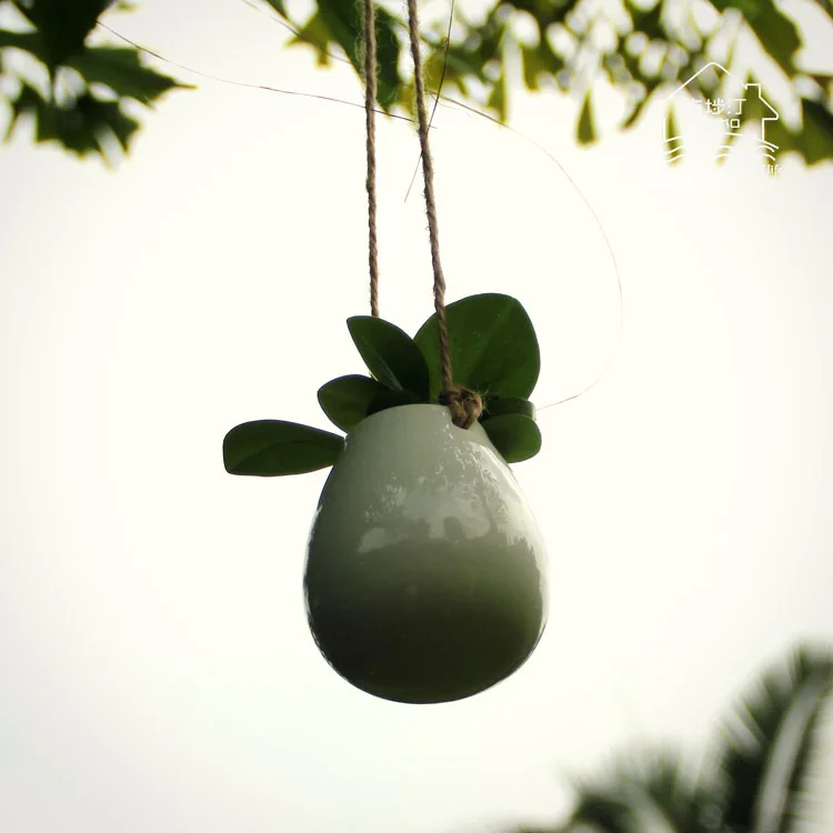 Белая керамическая острая ваза для яиц посадки воды/украшения сада | Дом и сад