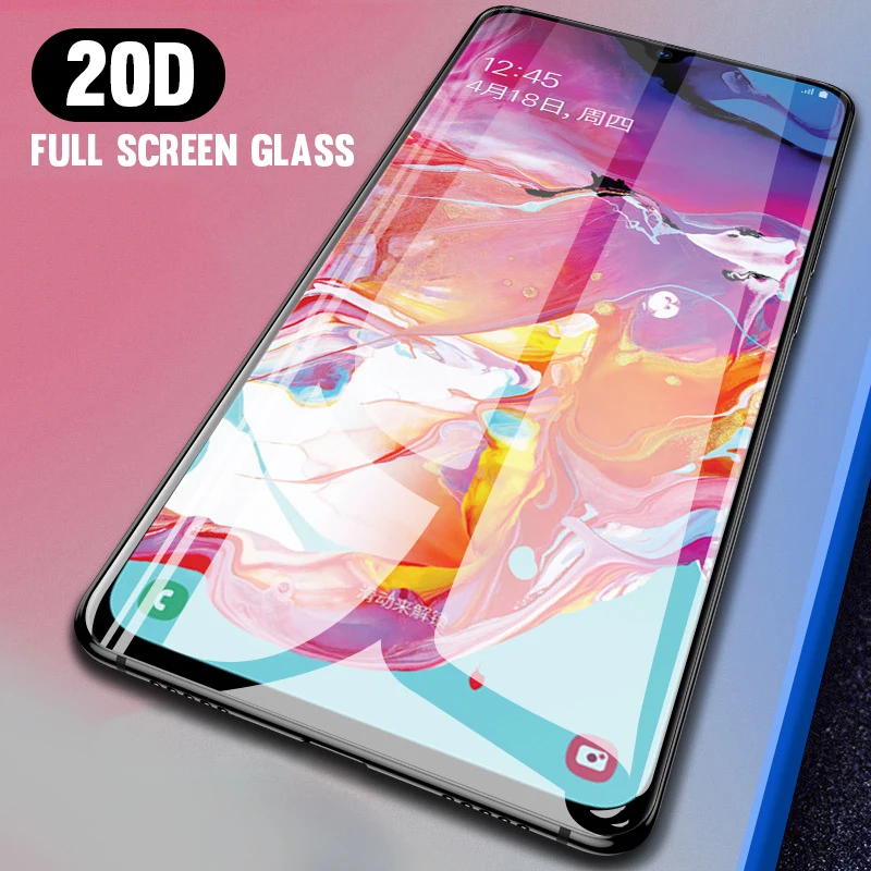 20D закаленное стекло для OPPO F5 F7 F9 A73 V15 защита экрана полное покрытие для OPPO R17 F11 Pro R15 R13 R17 одна защитная пленка