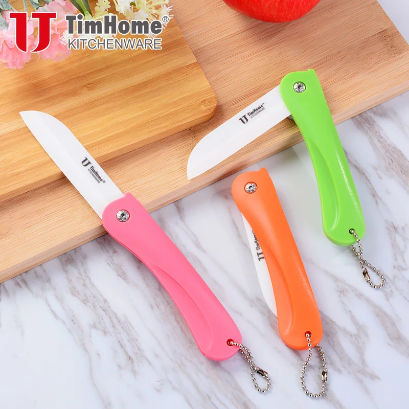 Складной керамический нож Timhome для кемпинга оригинальный складной 3 2 дюйма