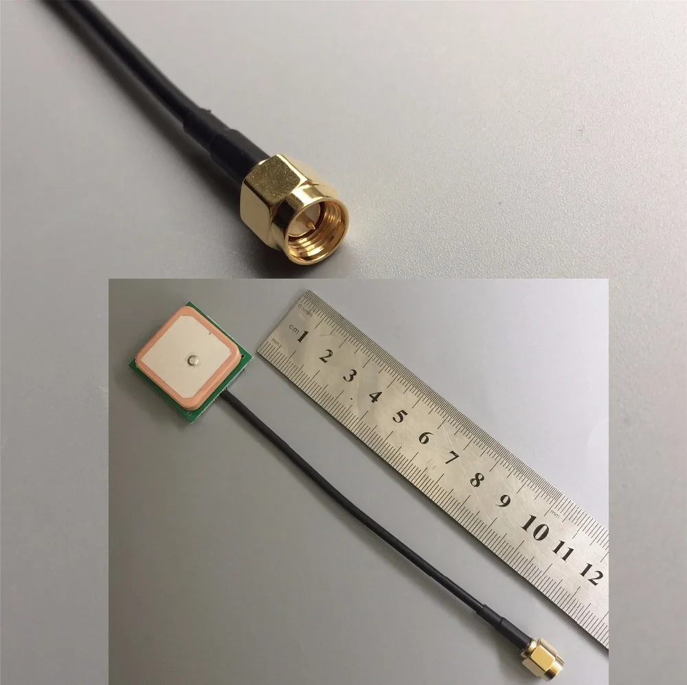 GNSS gps ГЛОНАСС антенна 28dB с высоким коэффициентом усиления SMA разъем. Керамический патч Встроенный gps активная антенна 1575,42 МГц