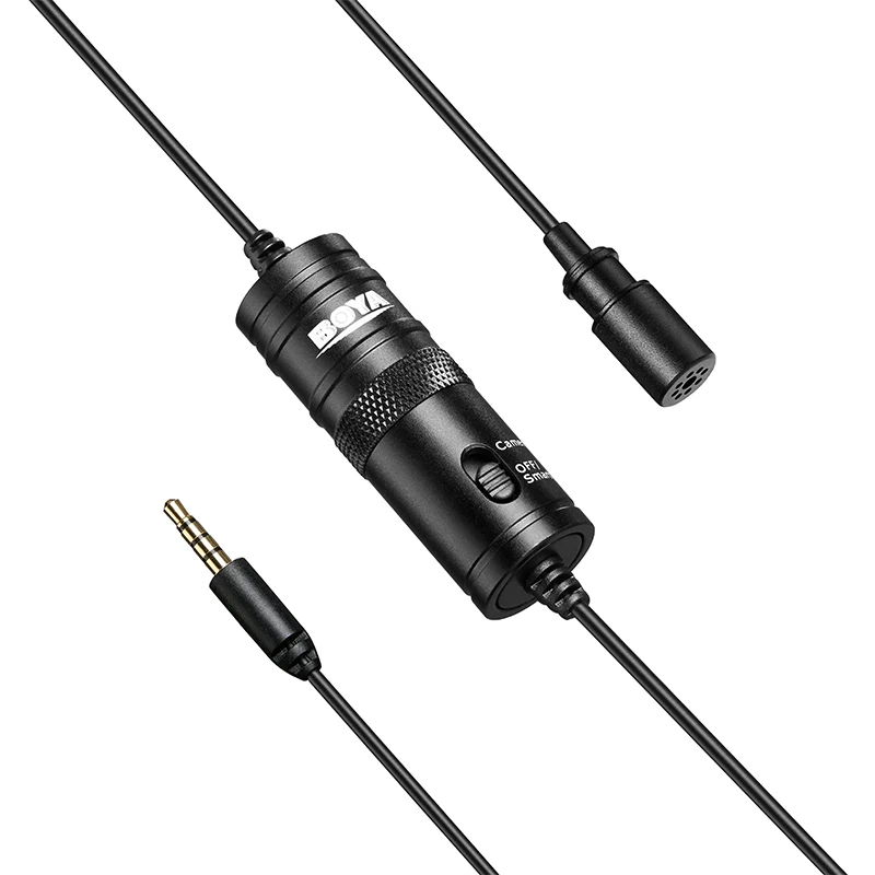 Lavalier конденсаторный микрофон Аудио Видео рекордер для iPhone смартфона Canon Nikon DSLR