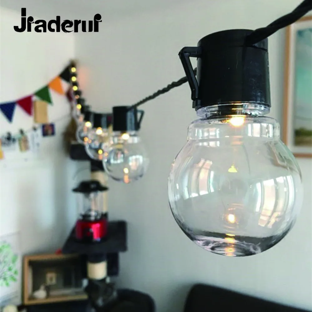 Jiaderui LED G45 20 гирлянда светодиодная Рождественская сказочная Свадебная садовая