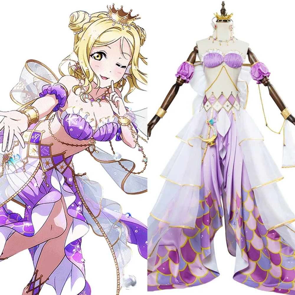 Обувь в стиле аниме Живая Любовь LoveLive Мари охара Косплэй Русалка пробудить Форма