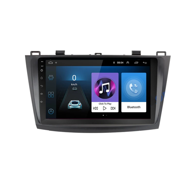 2G + 32G 4G SIM 2 Din Android 9 дюймов Автомобильный мультимедийный без dvd плеера gps для Mazda 3 2010