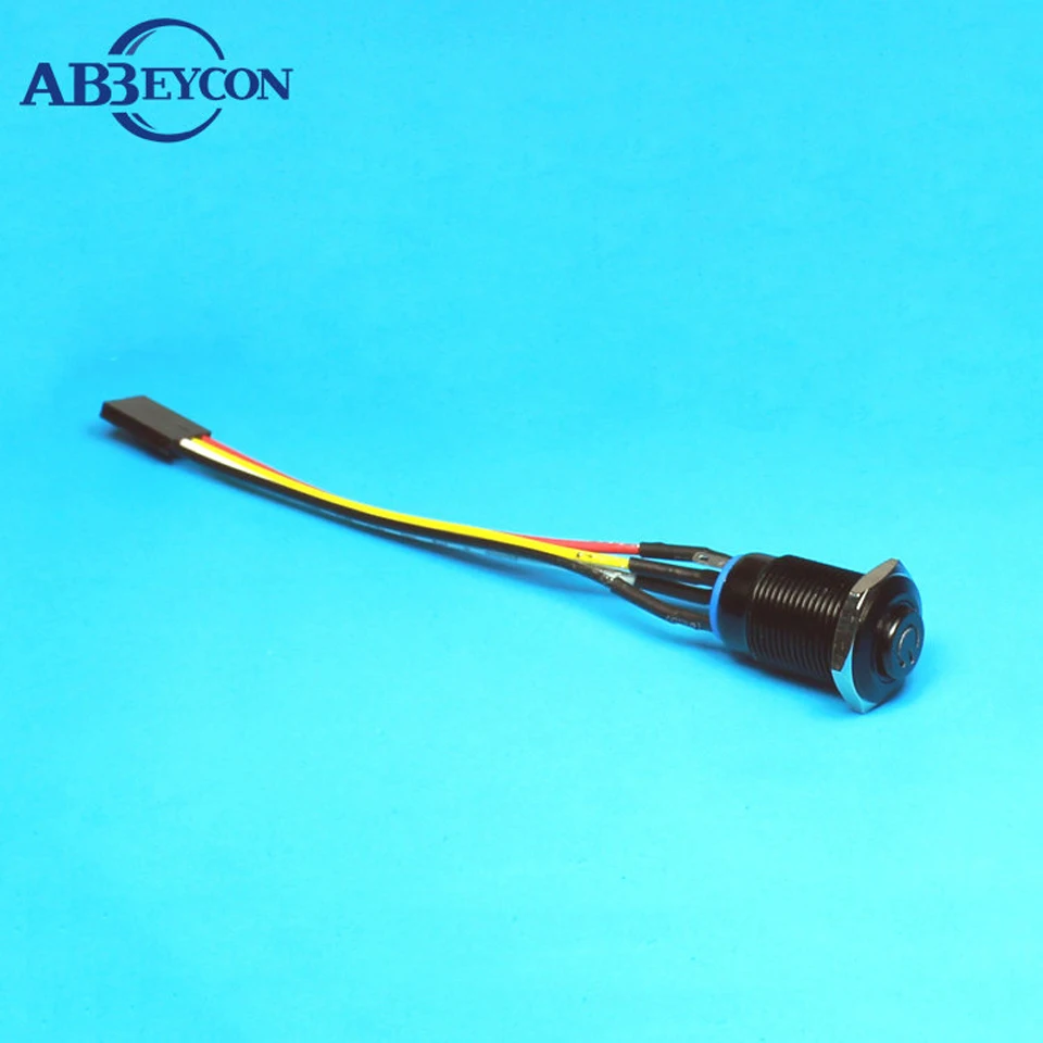 16 мм фиксирующее кольцо и силовой символ со светодиодной подсветкой черный