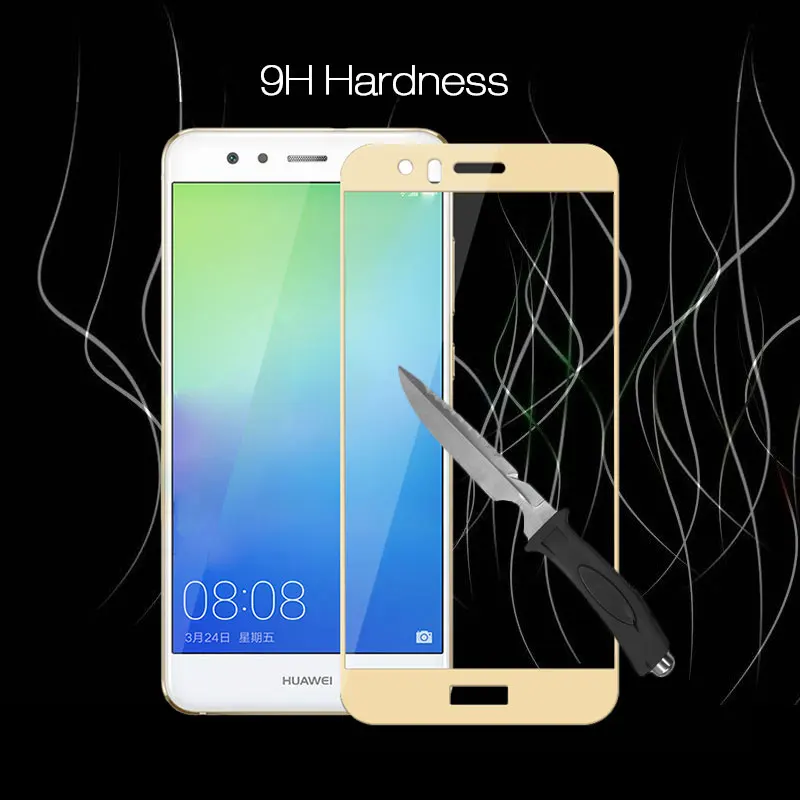 Huawei P10 Lite tempered glass on huawei protective to screen protector full cover | Мобильные телефоны и аксессуары