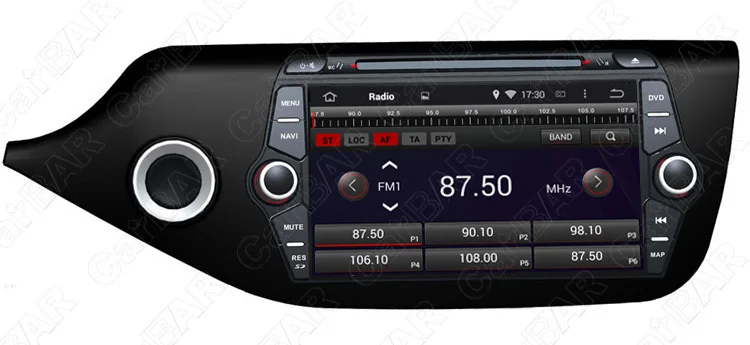 C100 Android 8 0 автомобильный DVD gps Радио Аудио навигации плеер для Kia Ceed 2014 с SD USB IPOD Wi Fi
